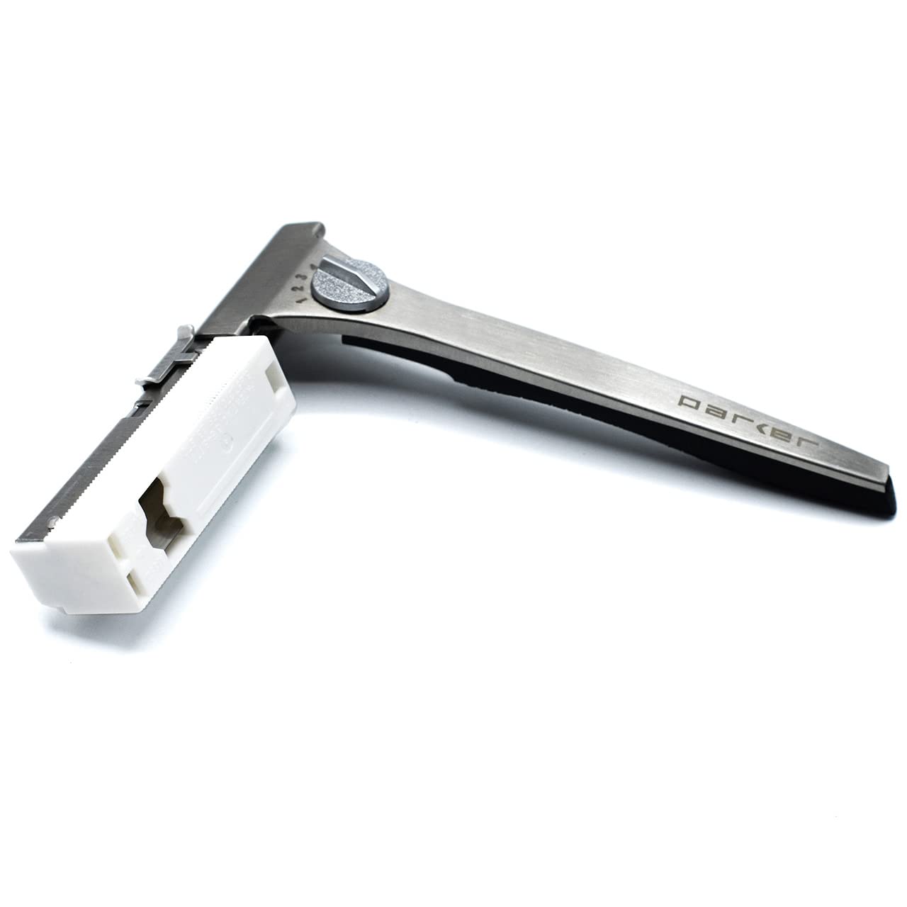 Adjustable Injector Safety Razor – Single Edge Razor with Customizable Shave Dial & 20 Blades