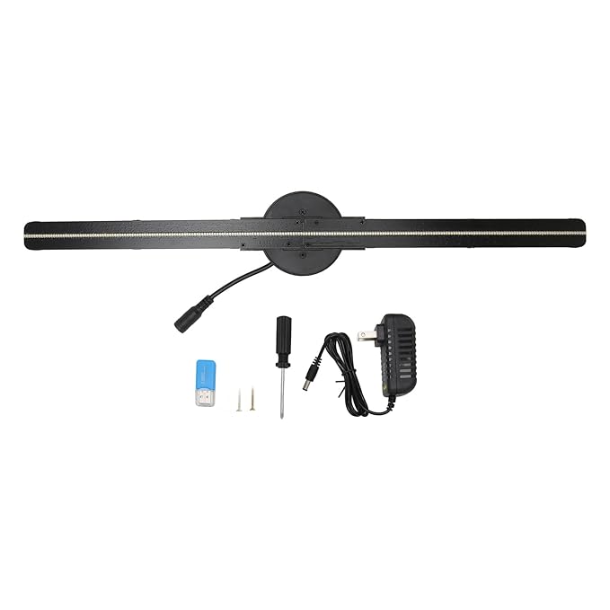 Holographic LED Fan