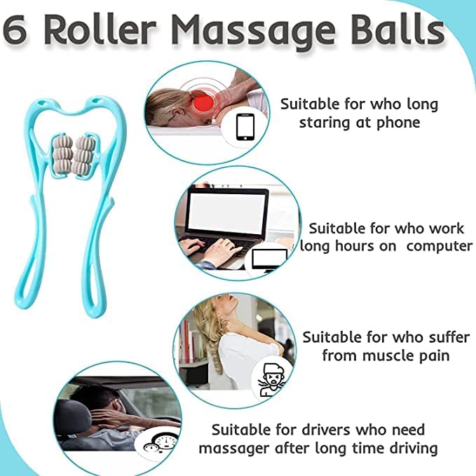 360° Adjustable Rotating Neck Massager