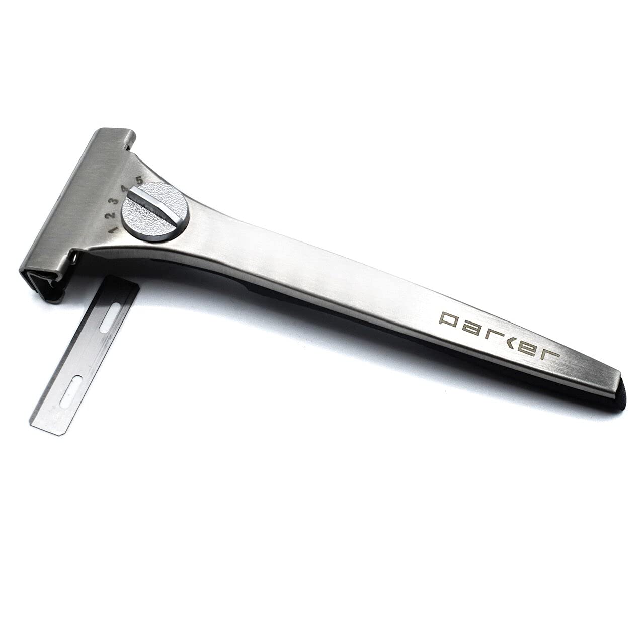 Adjustable Injector Safety Razor – Single Edge Razor with Customizable Shave Dial & 20 Blades Included