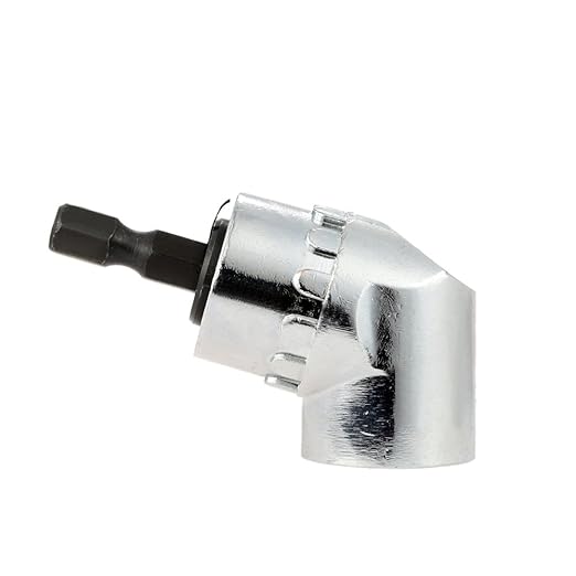 105 Degree 1/4 Inch Right Angle Drill Adapter Hex Shank