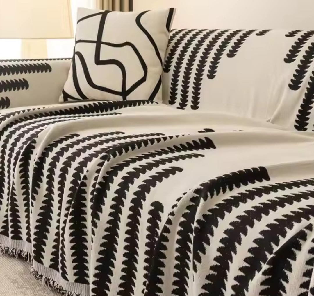 5 Seater Modern Nordic-Inspired Plush Sofa Cover