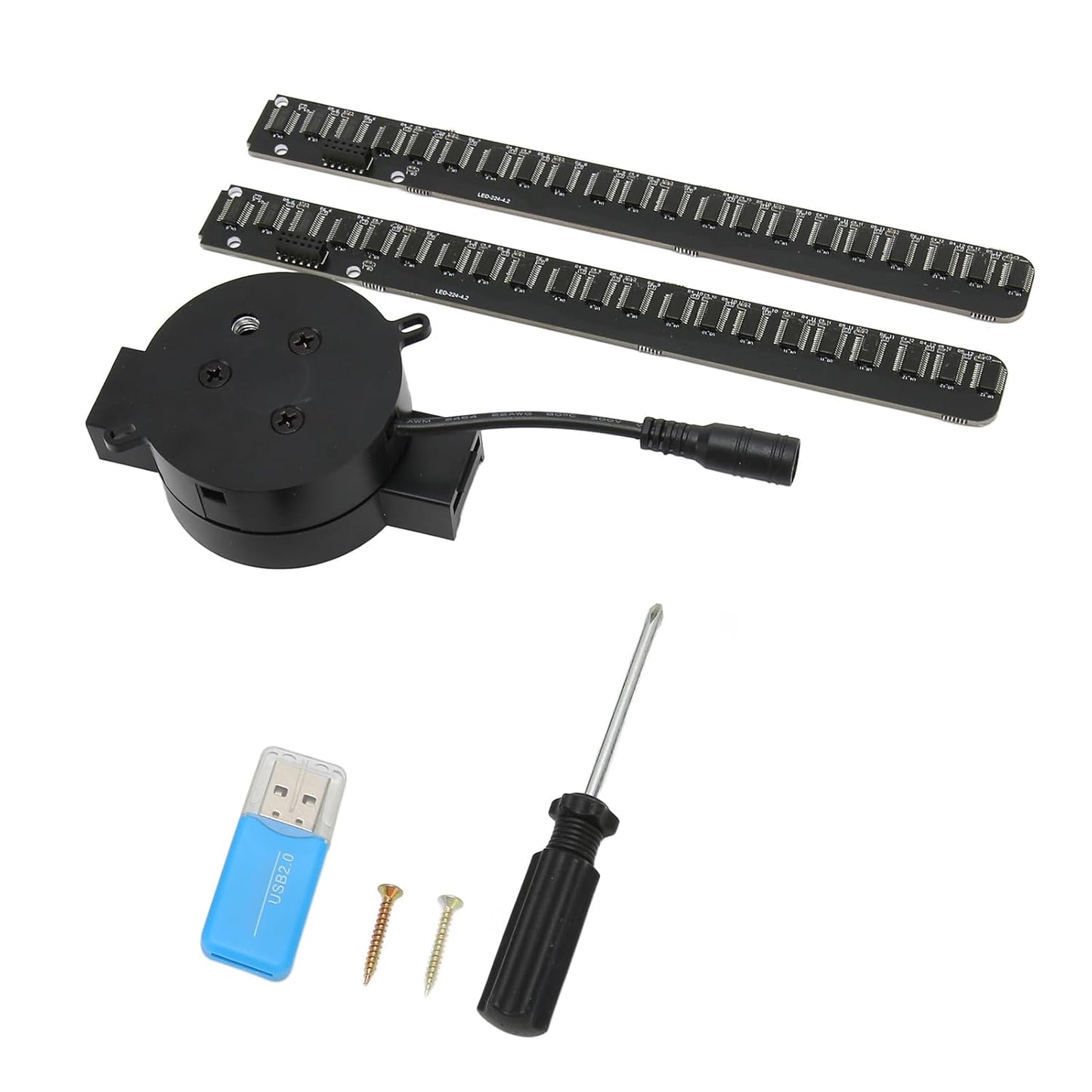 Holographic LED Fan