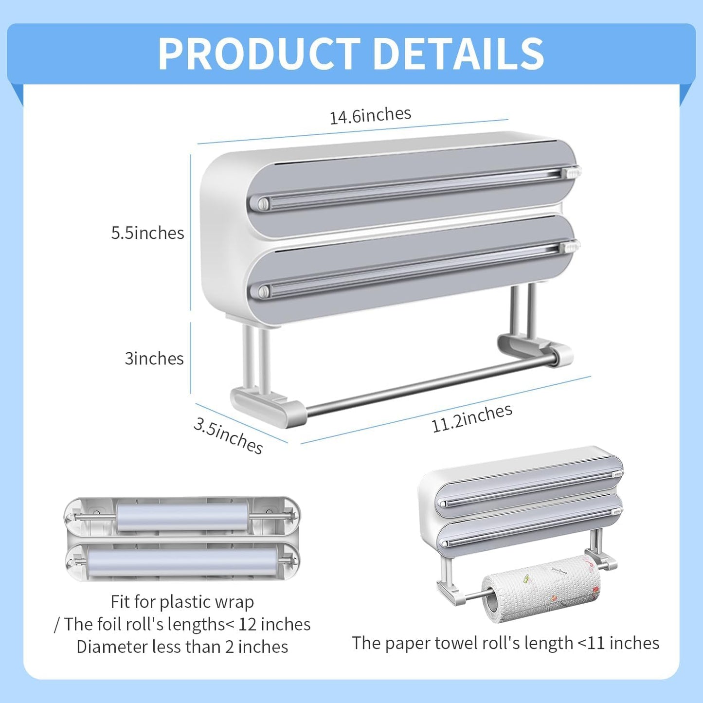 3 in 1 Kitchen Wall Mount
