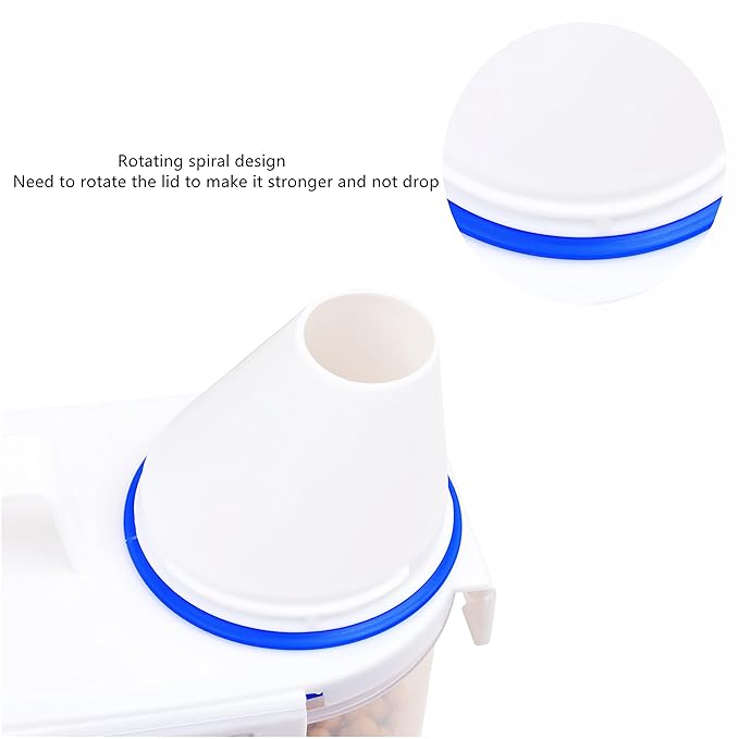 Airtight Dry Food Storage Containers and Dispenser