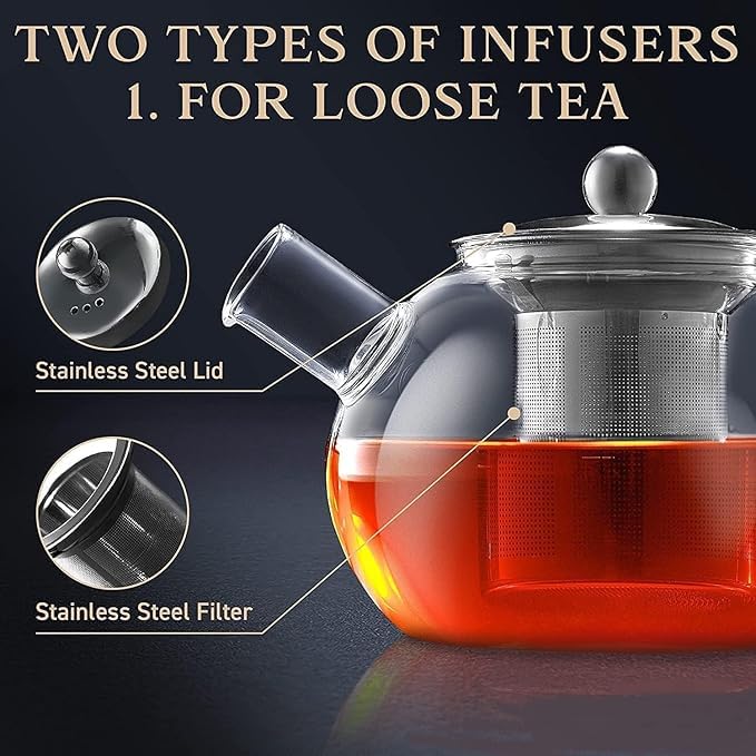 Glass Tea Kettle for Gas Stove