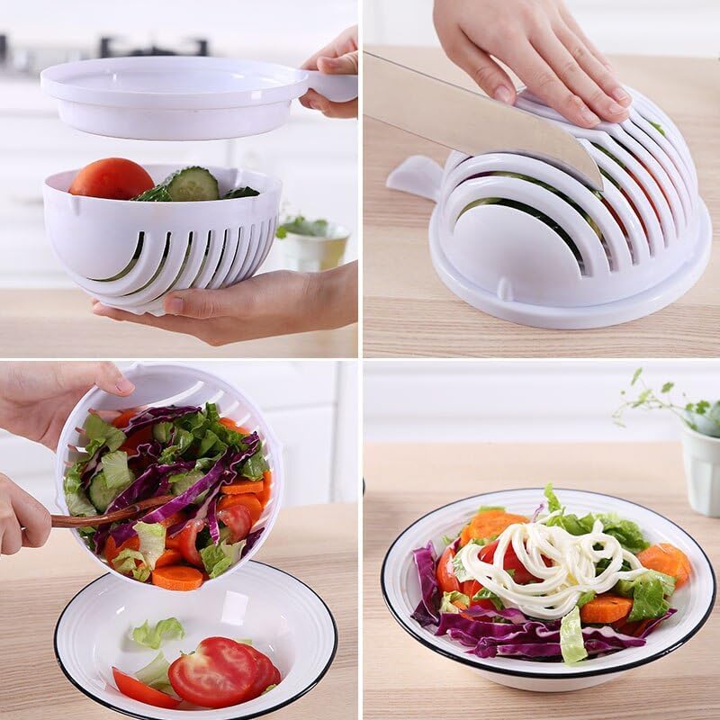 Multi-Use Time Saver Fruits & Vegetables Chopper Bowl