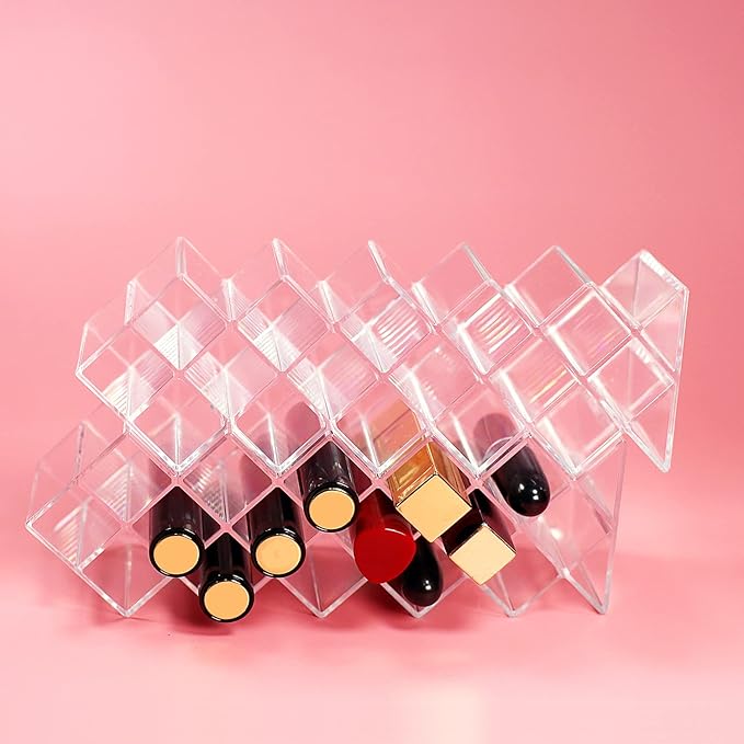 Chic Crystal Maze Lipstick Organizer
