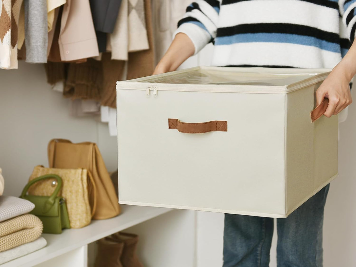 Fabric Bin Shoe Storage Organizer