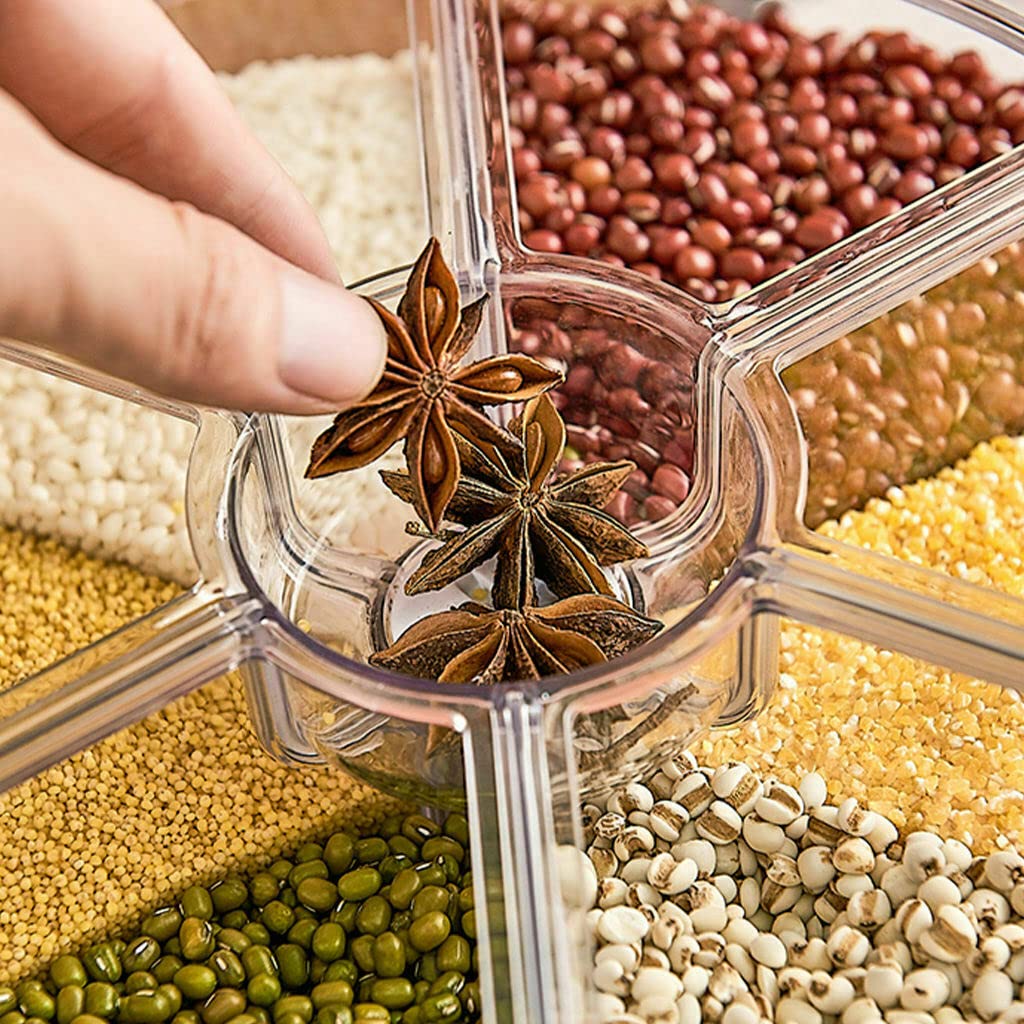HexaDome 360° Rotating Grain Storage Container and Dispenser