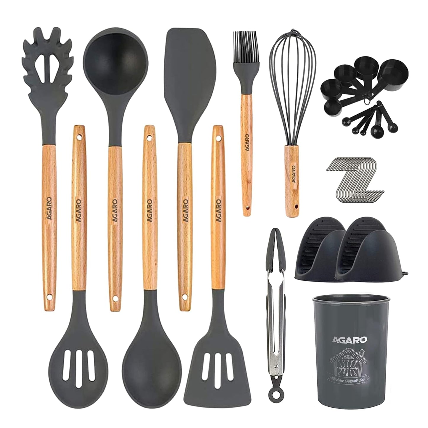 Non-Stick Wooden Multi Culinary Cookware Set