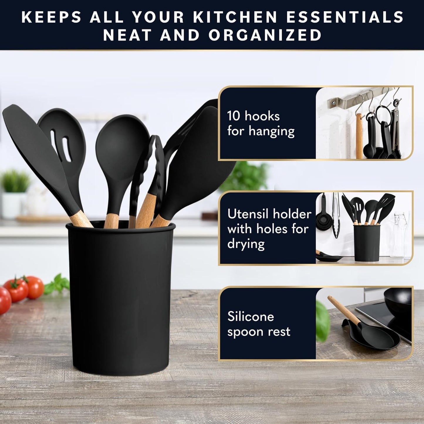 Non-Stick Wooden Multi Culinary Cookware Set