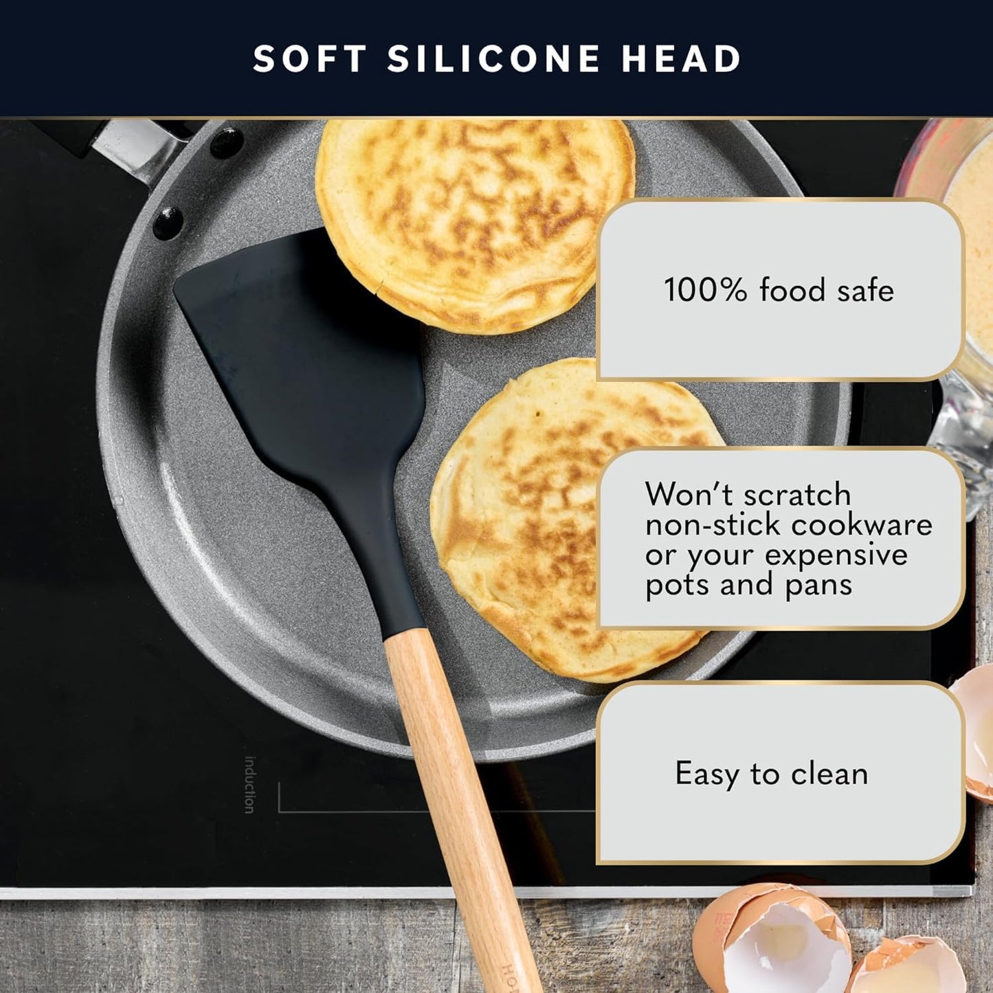 Non-Stick Wooden Multi Culinary Cookware Set