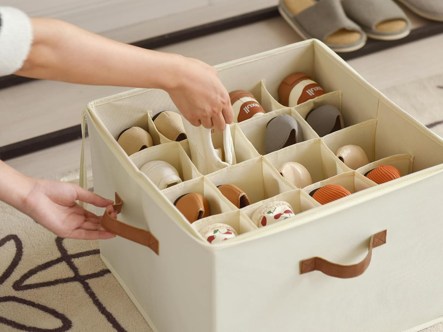 Fabric Bin Shoe Storage Organizer