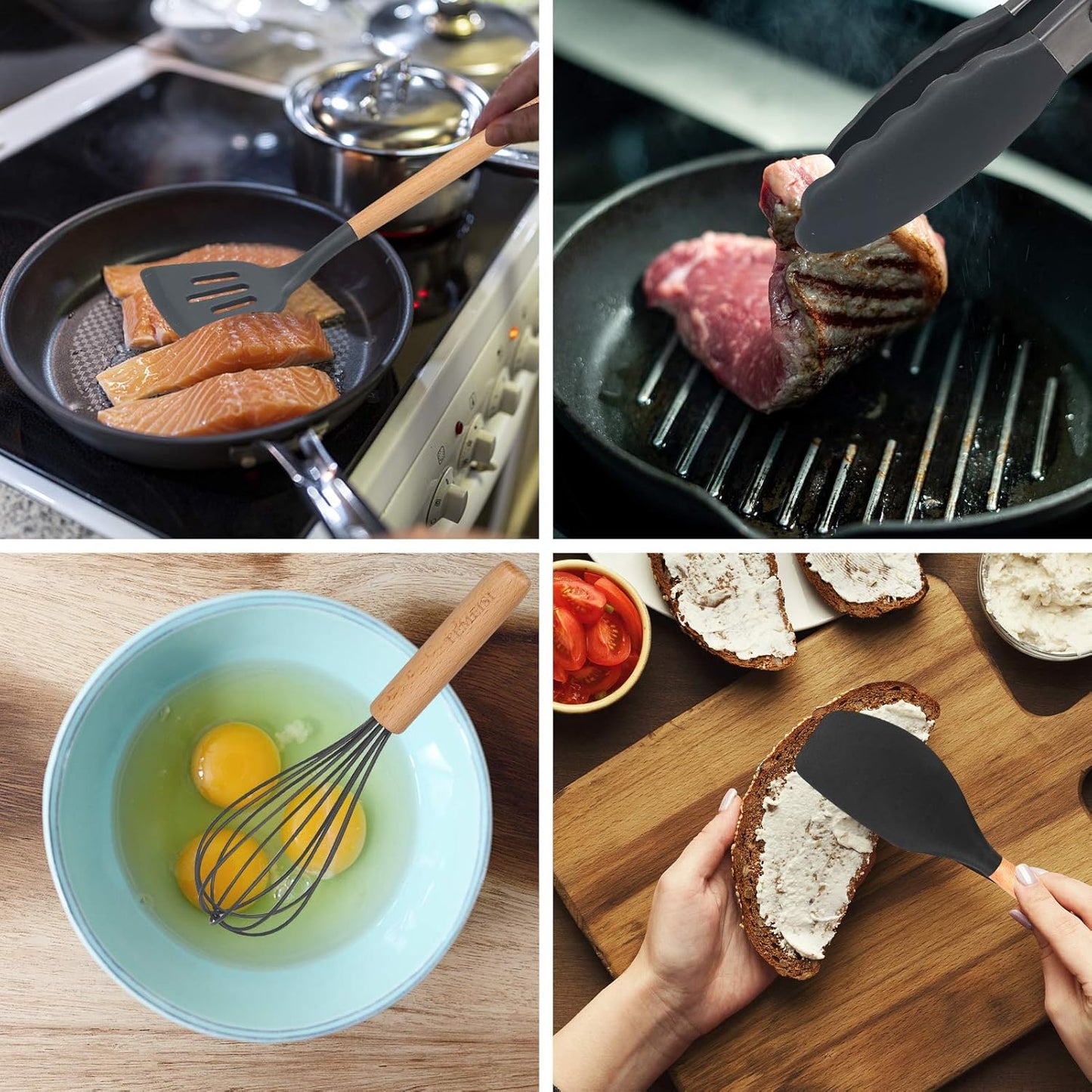 Non-Stick Wooden Multi Culinary Cookware Set