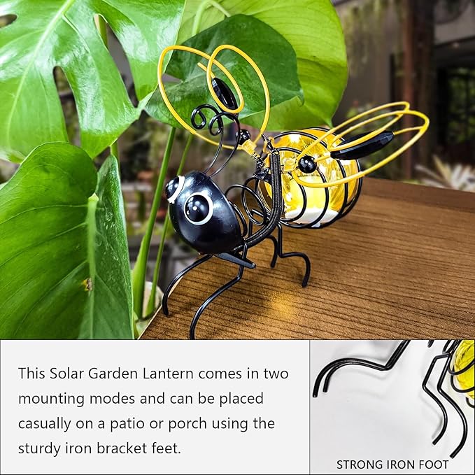Hanging Solar Bee Lights
