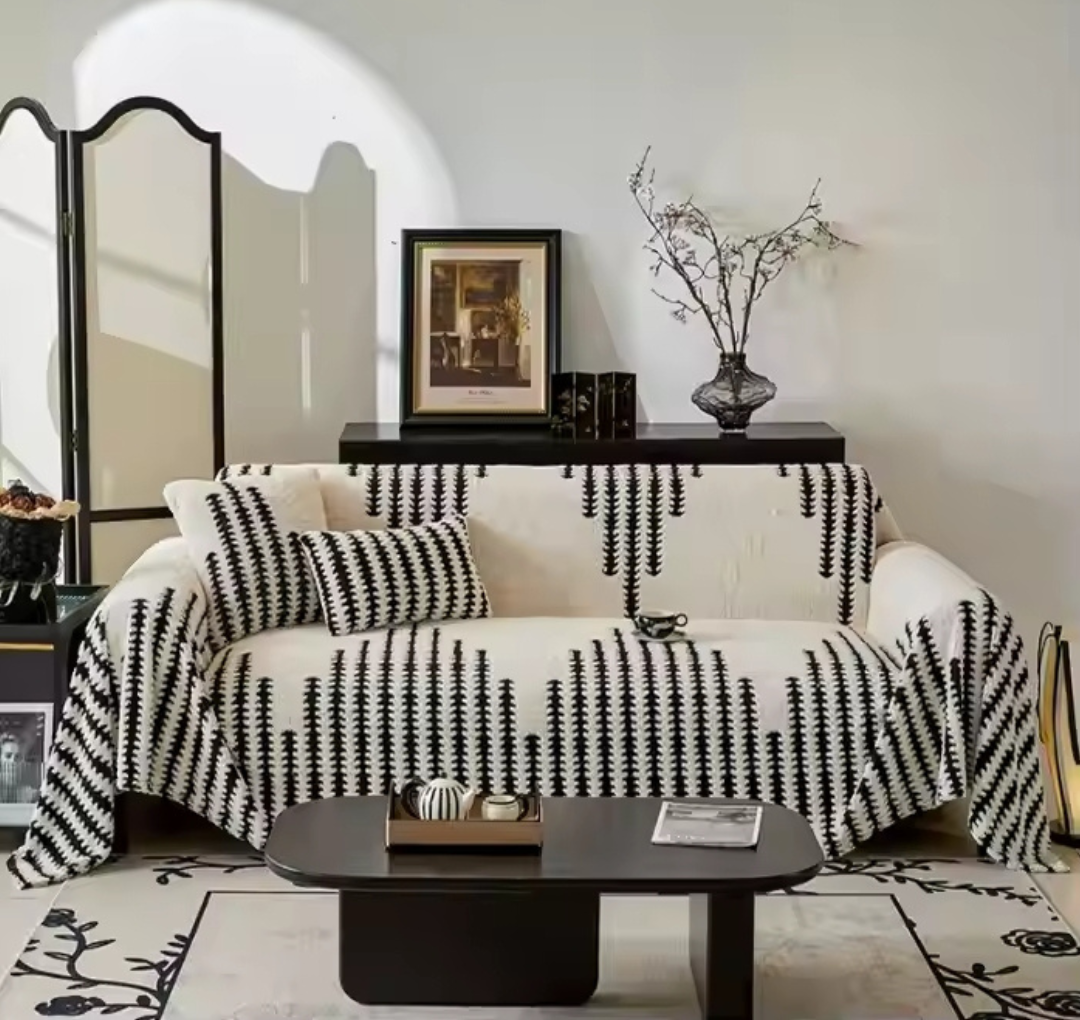 5 Seater Modern Nordic-Inspired Plush Sofa Cover
