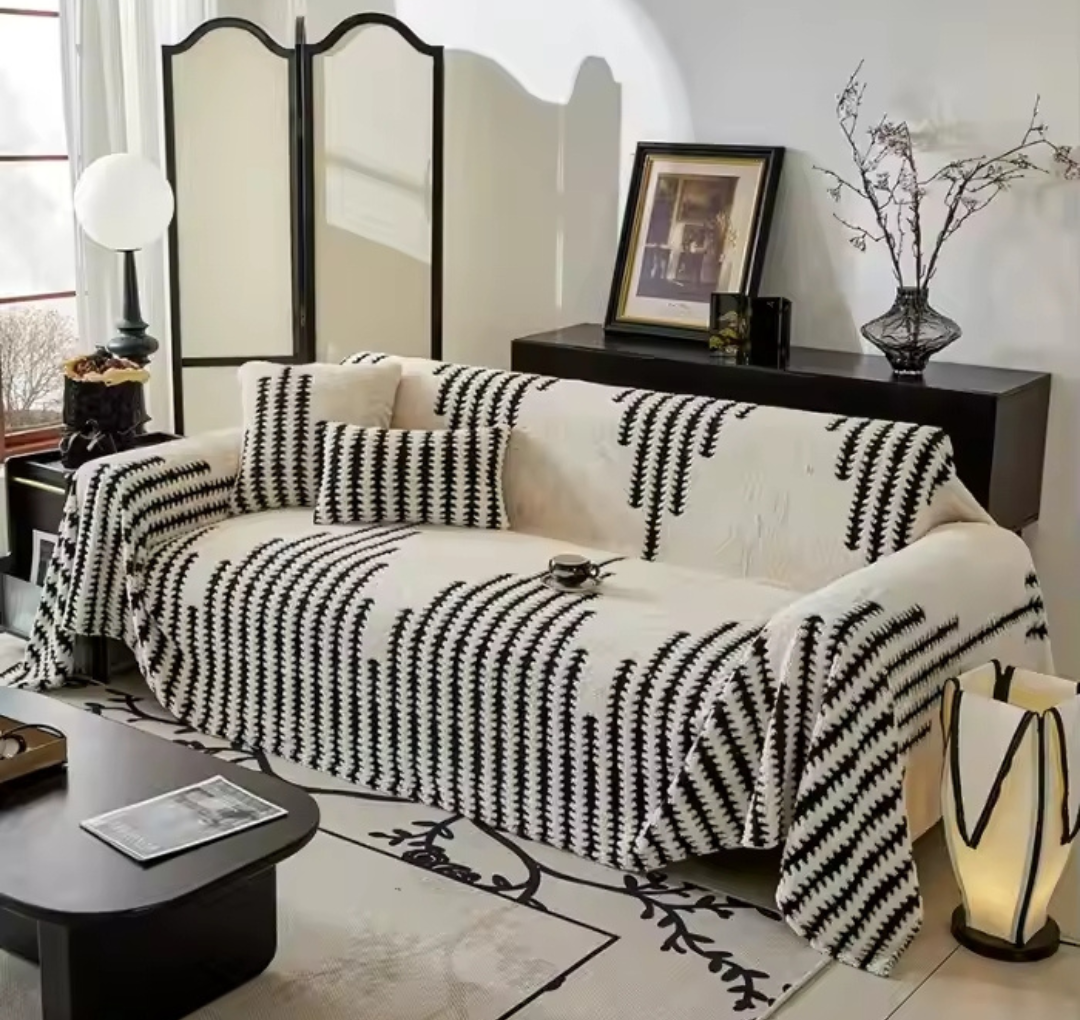 5 Seater Modern Nordic-Inspired Plush Sofa Cover
