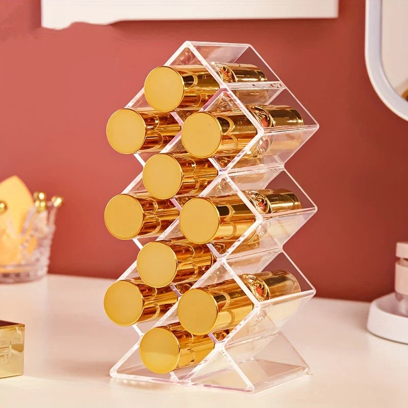 Chic Crystal Maze Lipstick Organizer