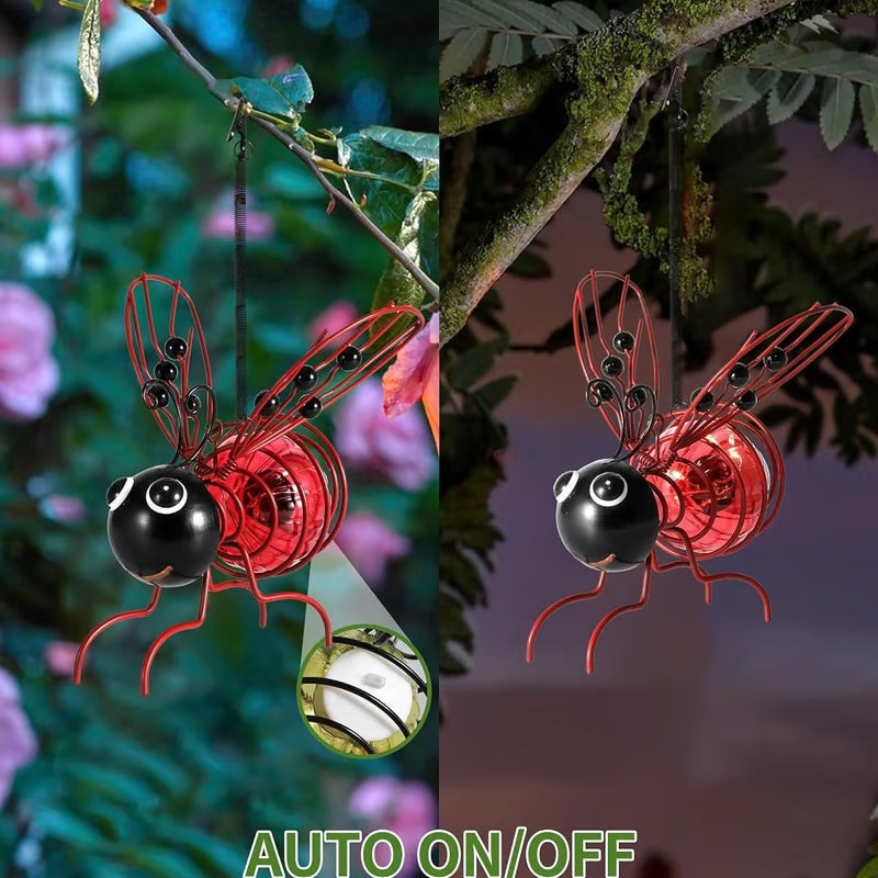 Hanging Solar Bee Lights