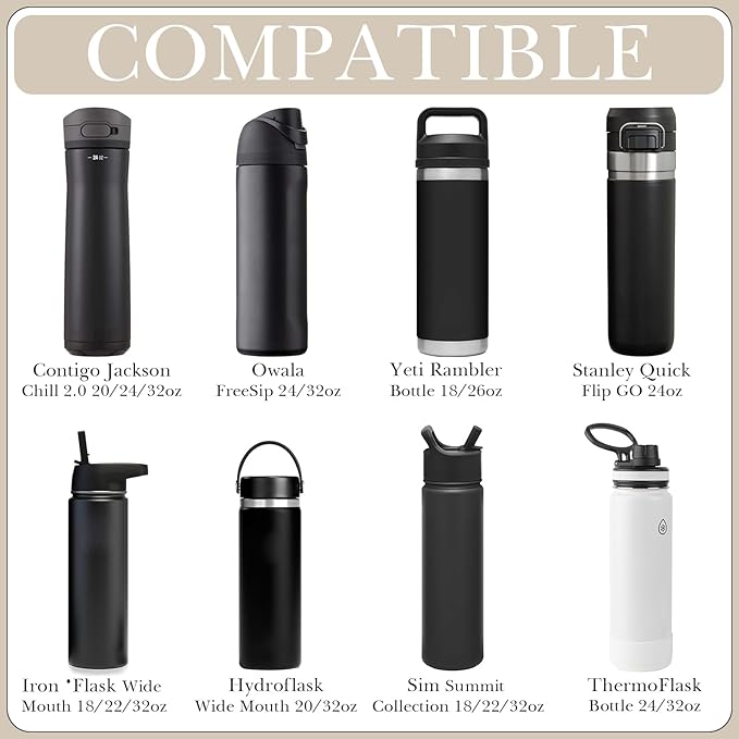 Water Bottle Carrier with Strap