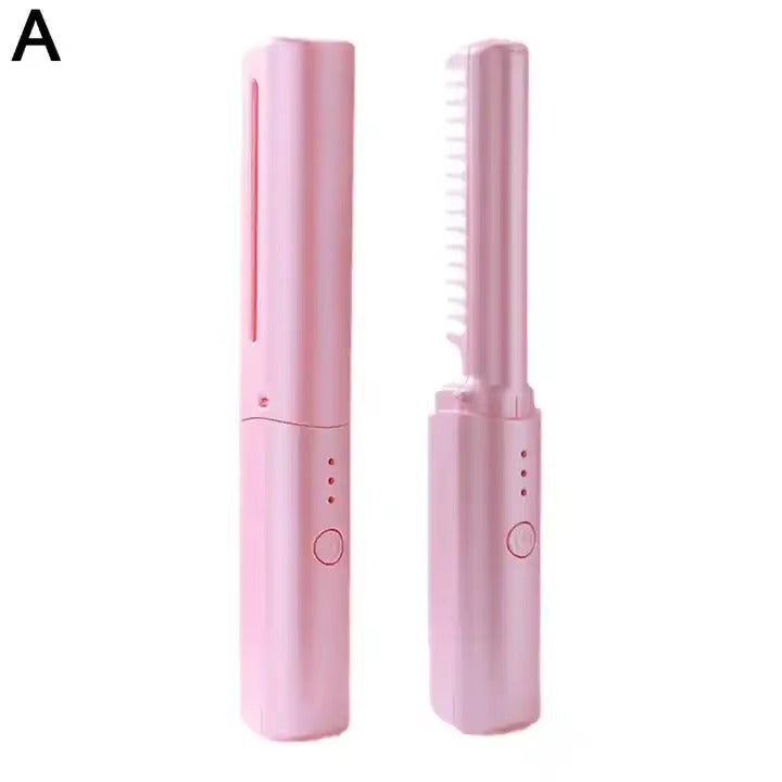 Cordless Styling Comb Portable Mini Hair Straightener