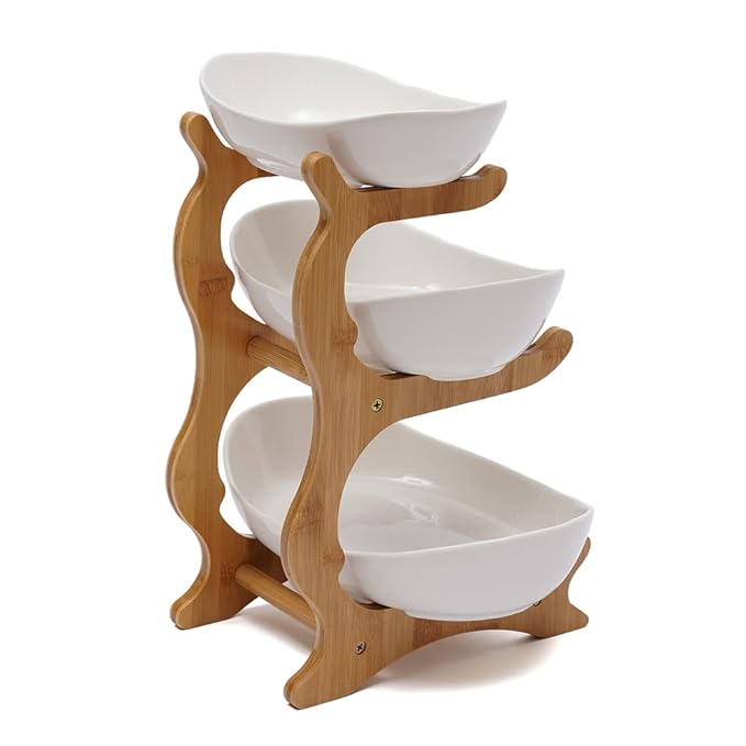 Multifunctional 3-Tier Fruit Basket Stand