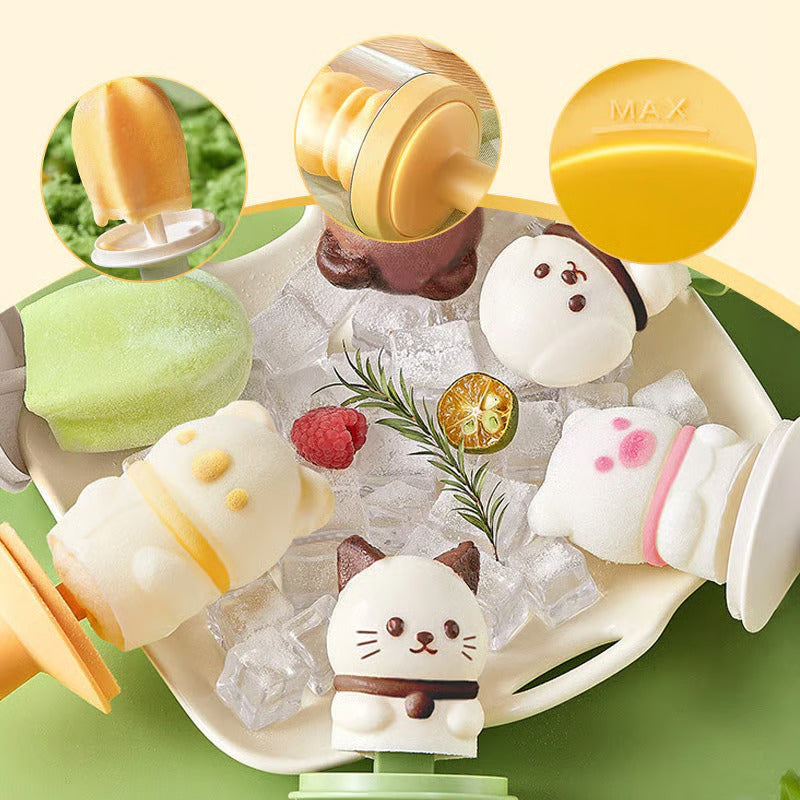 DIY Silicone Ice Pop Mold Set