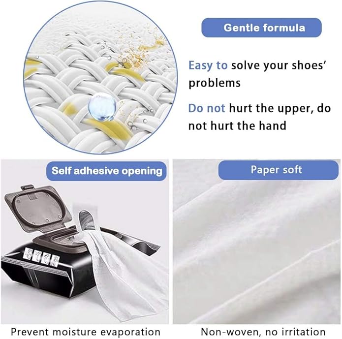 Sneaker Dirt Cleaner Disposable Wet Wipes