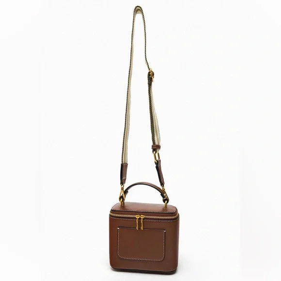 Zara-Inspired Vegan Leather Crossbody Bag