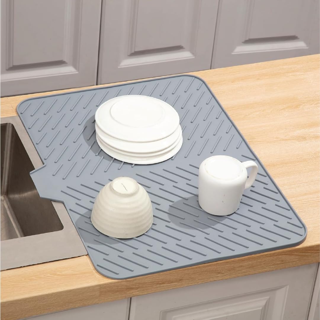 Foldable Easy-Clean Dish Drying Mat