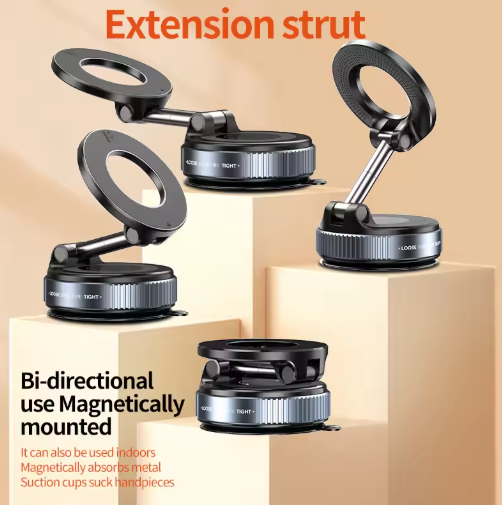 360° Rotating Magnetic Vacuum Phone Holder