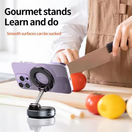 360° Rotating Magnetic Vacuum Phone Holder