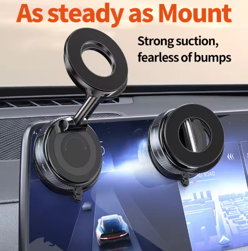 360° Rotating Magnetic Vacuum Phone Holder