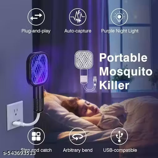 USB Rechargeable Electric Mosquito Killer Racket (Set of 2)