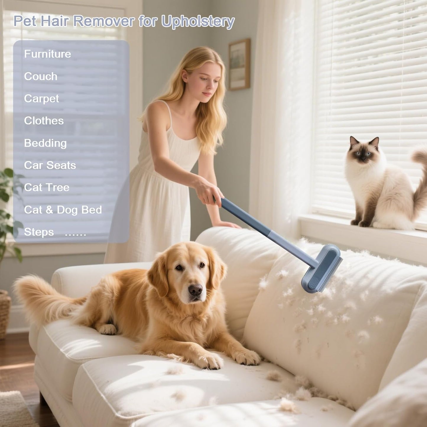 3-in-1 Pet Hair Remover Brush