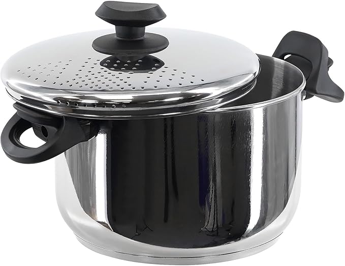 Non-Stick Cooking Pot with Strainer Lid