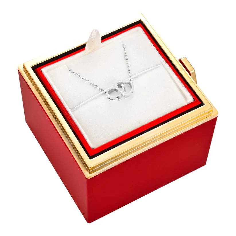 Eternal Rose & Necklace Gift Box