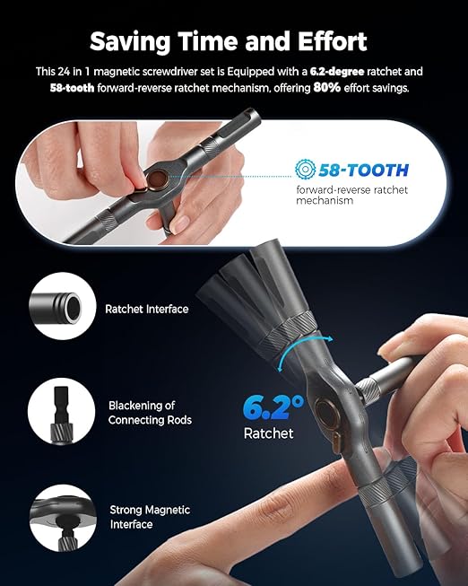 24-in-1 Magnetic Screwdriver Set