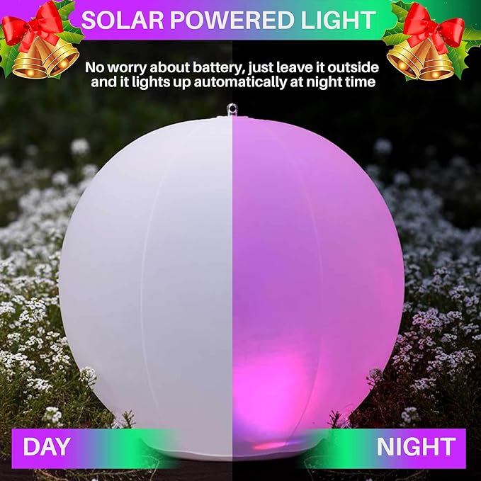 Solar Powered Light Balls (Pack of 2)