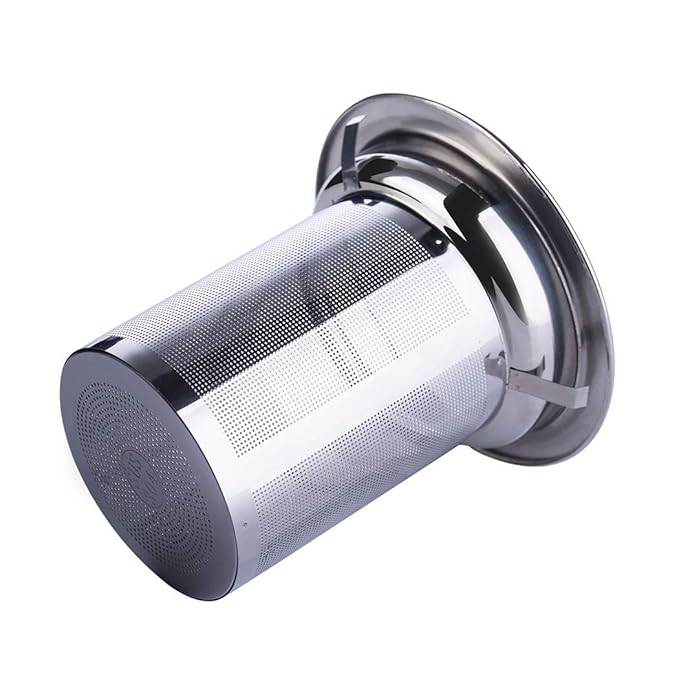 Glass Teapot with Stainless Steel Infuser & Lid