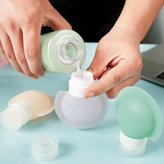 Silicone Travel Bottle (Set of 3)