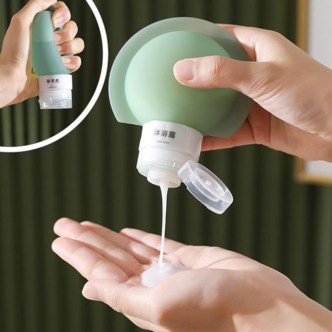Silicone Travel Bottle (Set of 3)