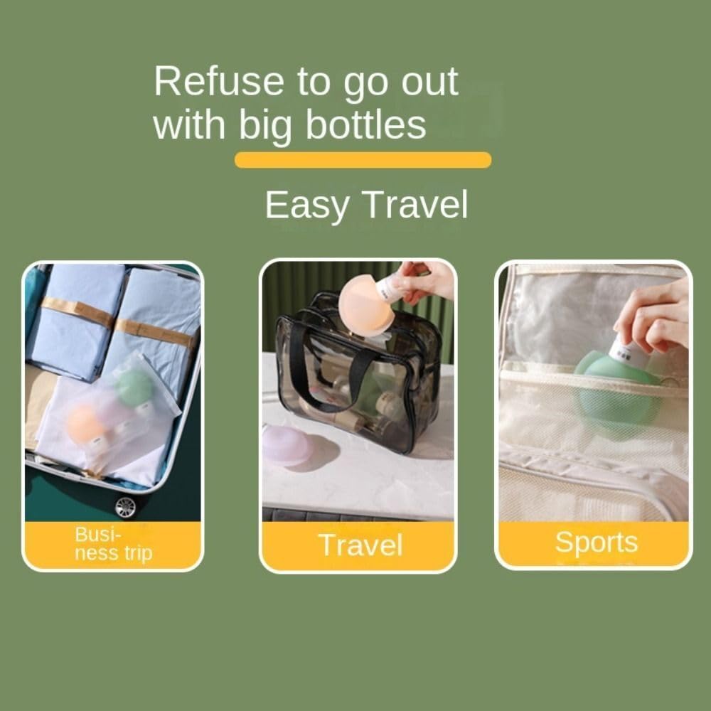 Silicone Travel Bottle (Set of 3)