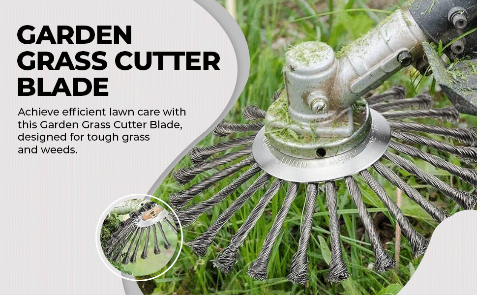 Indestructible Steel Wire Grass Trimmer Head