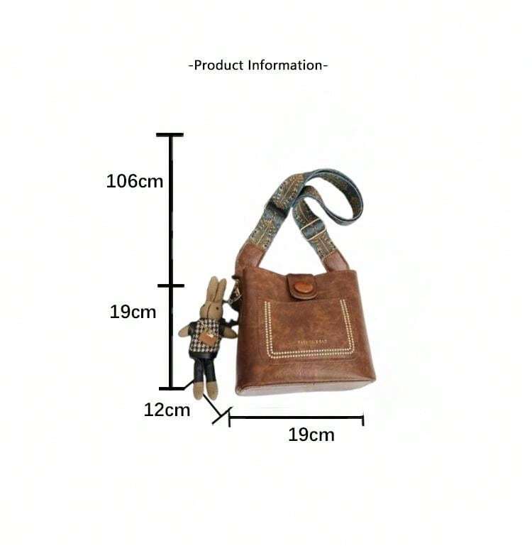 Vegan Leather Crossbody Bag
