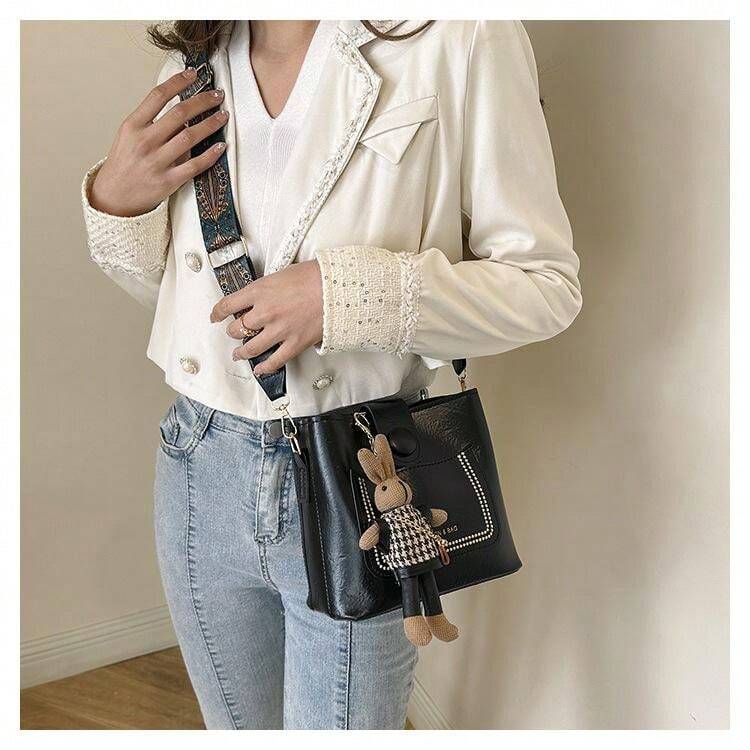 Vegan Leather Crossbody Bag