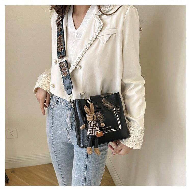 Vegan Leather Crossbody Bag