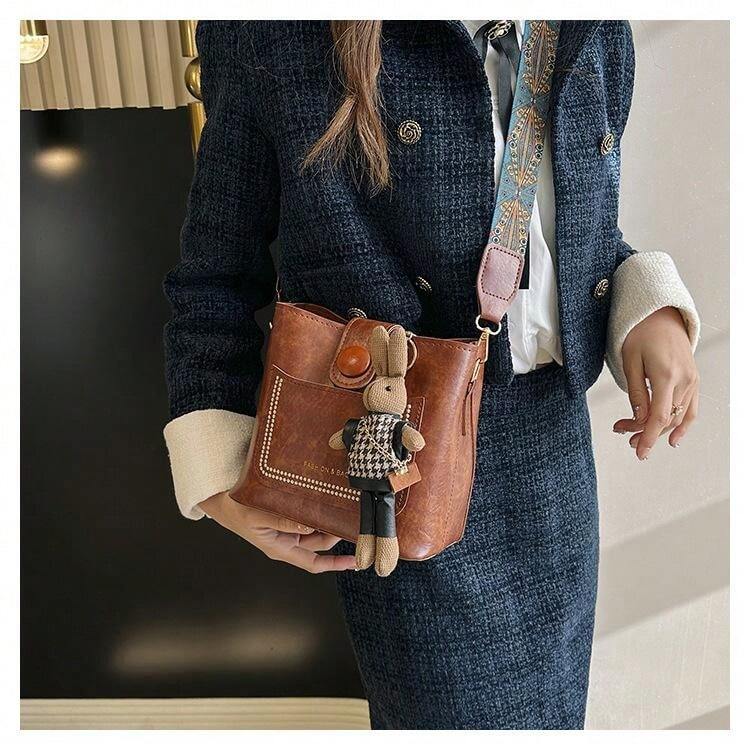 Vegan Leather Crossbody Bag