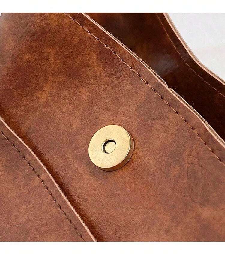 Vegan Leather Crossbody Bag
